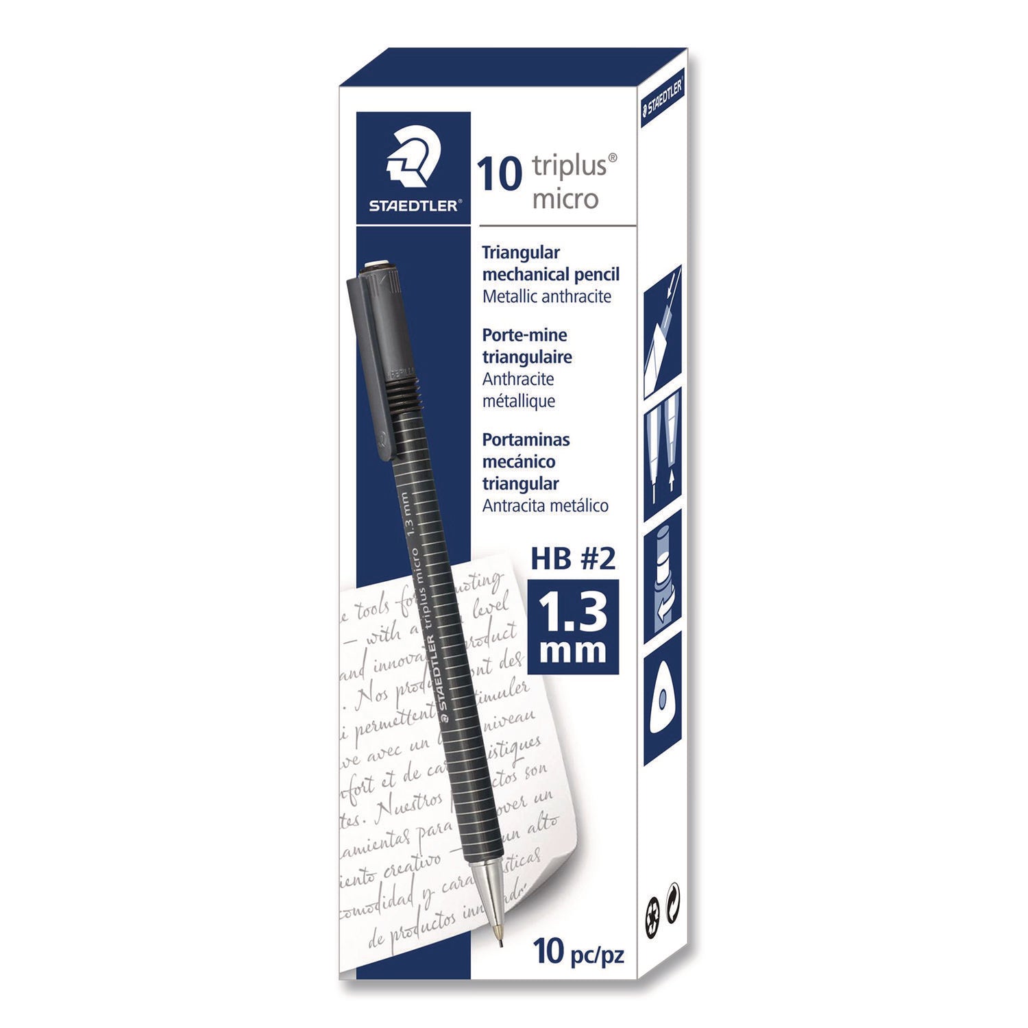 staedtler®-mechanical-pencils-1-3-mm-hb-2-black-lead-pearl-barrel-10-box-std7741380a6_1